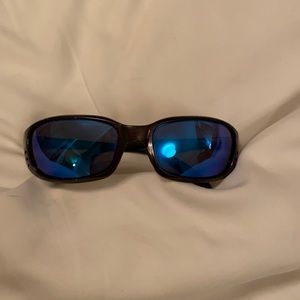 Gentle used Costa Brine blue mirror sunglasses